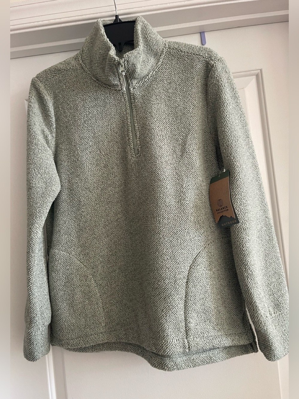 Half-Zip Sweater Pullover - Iceberg Green